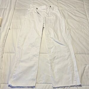 Zara White Flare Women's Jeans